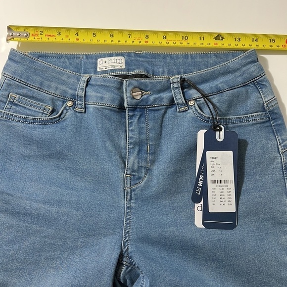 𝅺YEST Denim “Joy” Light Blue Jeans Waist 28” - Picture 8 of 12